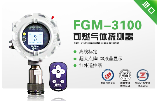 FGM-3100可燃氣體探測器（RAEAlert）