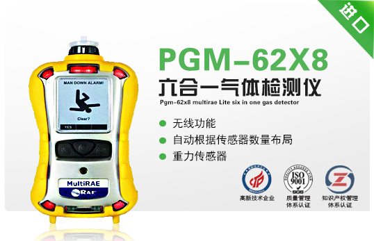 PGM-62X8 MultiRAE Lite六合一氣體檢測儀